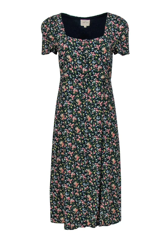 Wrap - Style Women Dress with Adjustable Fit for All Body Types Wrap - Style Women Dress with Adjustable Fit for All Body Types Sezane - Navy & Multicolor Floral Print Button-Up Midi Dress Sz 8 Wrap - Style Women Dress with Adjustable Fit for All Body Types Wrap - Style Women Dress with Adjustable Fit for All Body Types Sezane - Navy & Multicolor Floral Print Button-Up Midi Dress Sz 8
