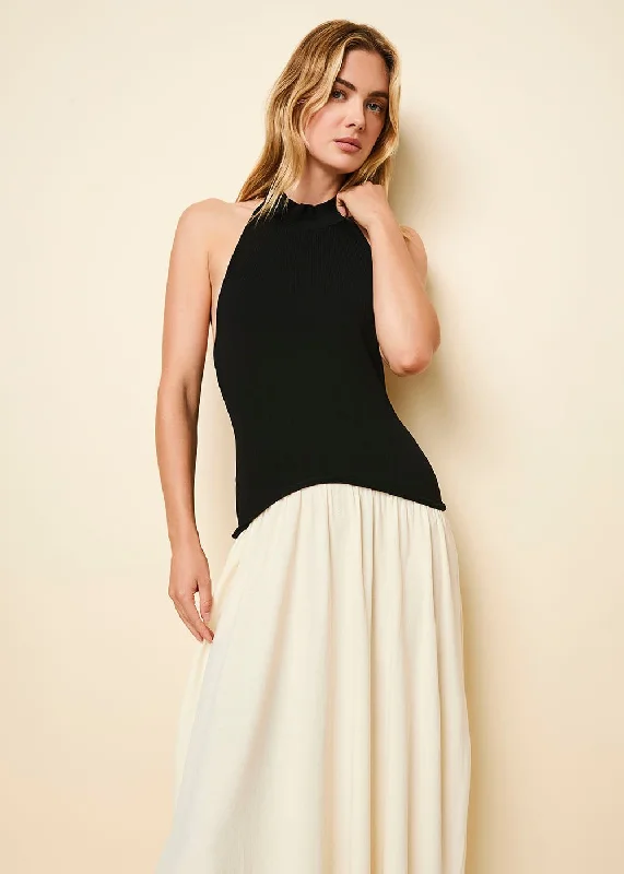 Lace - Embellished Women Dress for an Elegant and Sophisticated Appearance Lace - Embellished Women Dress for an Elegant and Sophisticated Appearance Halter Soglio Dress Ecru Noir Lace - Embellished Women Dress for an Elegant and Sophisticated Appearance Lace - Embellished Women Dress for an Elegant and Sophisticated Appearance Halter Soglio Dress Ecru Noir