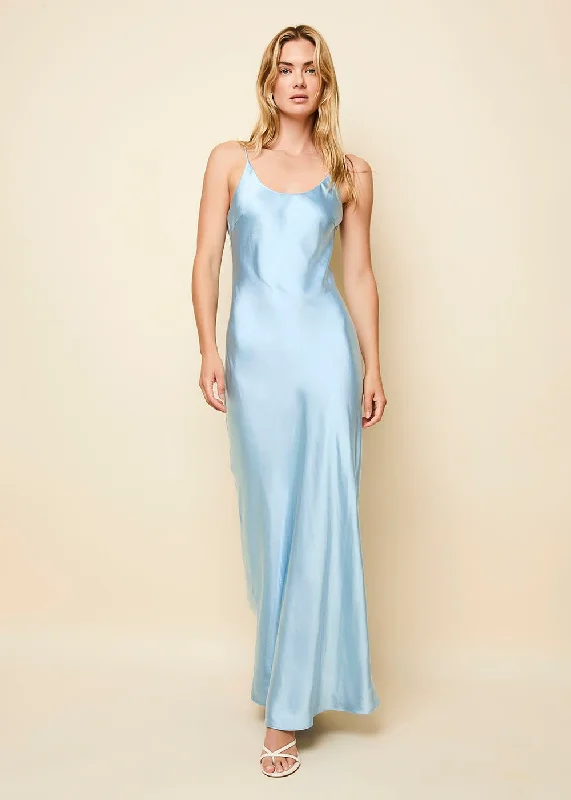 Plus Size Women Dress with a Flattering A - Line Cut for Comfort and Style Plus Size Women Dress with a Flattering A - Line Cut for Comfort and Style Selena Satin Dress Ice Blue Plus Size Women Dress with a Flattering A - Line Cut for Comfort and Style Plus Size Women Dress with a Flattering A - Line Cut for Comfort and Style Selena Satin Dress Ice Blue
