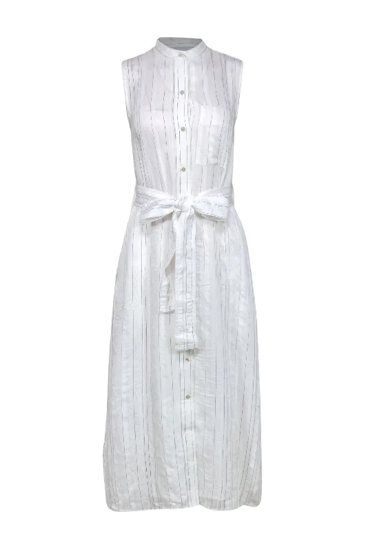 Off - the - Shoulder Women Dress for a Romantic and Feminine Look Off - the - Shoulder Women Dress for a Romantic and Feminine Look Vince - White & Black Striped Button-Up Belted Midi Dress Sz XS Off - the - Shoulder Women Dress for a Romantic and Feminine Look Off - the - Shoulder Women Dress for a Romantic and Feminine Look Vince - White & Black Striped Button-Up Belted Midi Dress Sz XS