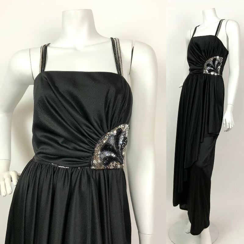 Mermaid - Style Women Dress with a Fitted Silhouette for Special Occasions Mermaid - Style Women Dress with a Fitted Silhouette for Special Occasions VINTAGE 60s 70s BLACK SILVER SEQUIN COCKTAIL PARTY DECO STRAPPY MAXI DRESS 6 Mermaid - Style Women Dress with a Fitted Silhouette for Special Occasions Mermaid - Style Women Dress with a Fitted Silhouette for Special Occasions VINTAGE 60s 70s BLACK SILVER SEQUIN COCKTAIL PARTY DECO STRAPPY MAXI DRESS 6