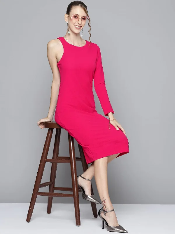 Mini Women Dress with a Short Hem for a Young and Trendy Style Mini Women Dress with a Short Hem for a Young and Trendy Style Women Fuchsia One Side Sleeve Bodycon Dress Mini Women Dress with a Short Hem for a Young and Trendy Style Mini Women Dress with a Short Hem for a Young and Trendy Style Women Fuchsia One Side Sleeve Bodycon Dress