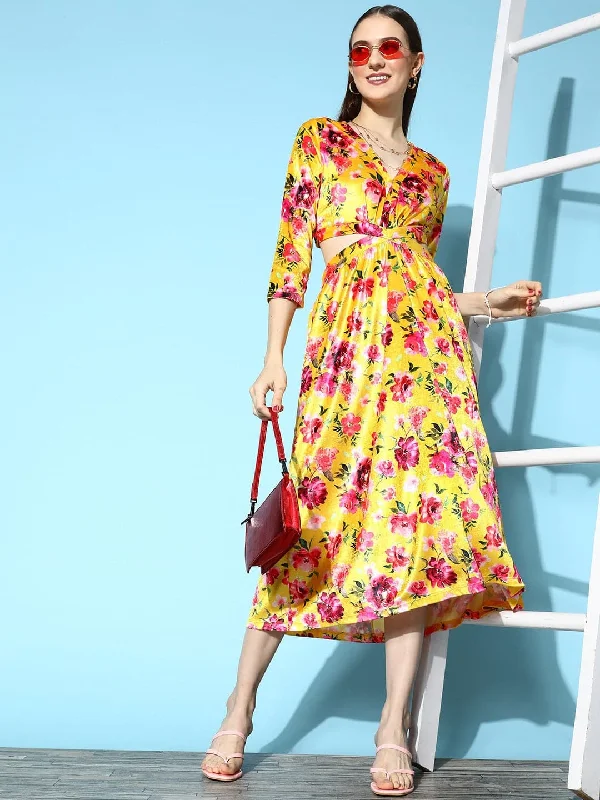 Shift Women Dress with a Simple and Classic Design for Everyday Wear Shift Women Dress with a Simple and Classic Design for Everyday Wear Women Yellow Floral Velvet Side Cut-Out Midi Dress Shift Women Dress with a Simple and Classic Design for Everyday Wear Shift Women Dress with a Simple and Classic Design for Everyday Wear Women Yellow Floral Velvet Side Cut-Out Midi Dress