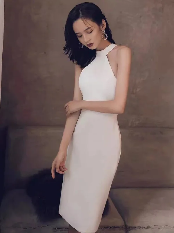 Midi dresses with satin - finish fabrics for a luxurious feel FashionSierra - New Short Sheath Halter Backless Sexy Lady Girl Prom Dress Midi dresses with satin - finish fabrics for a luxurious feel FashionSierra - New Short Sheath Halter Backless Sexy Lady Girl Prom Dress
