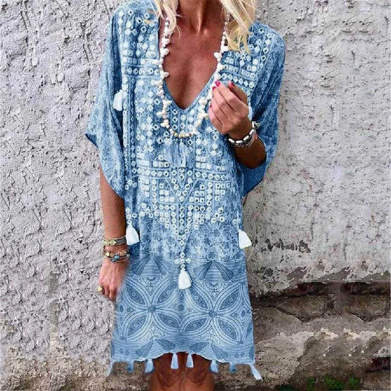 Midi dresses with ruffled sleeves for a more feminine and voluminous look FashionSierra - Ladies Casual Loose Mini Shirt Beach Dress Sundress Midi dresses with ruffled sleeves for a more feminine and voluminous look FashionSierra - Ladies Casual Loose Mini Shirt Beach Dress Sundress