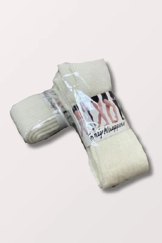 Glittery Leg Warmers for a Sparkly Effect​ 36 Inch Stirrup Leg Warmers - White