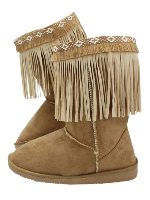  Metallic Leg Warmers for a Shiny Finish​ Boho Style Wispy Fringe Boot Topper