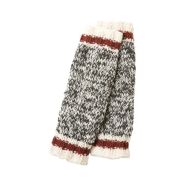   Cabin Wool Leg Warmers, Fleece Lined