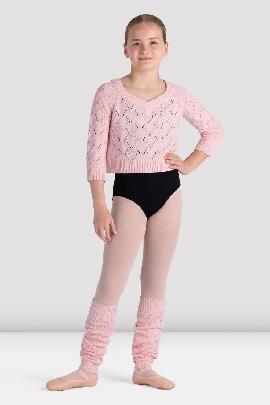 Striped Leg Warmers in Classic Combinations​  Girls Della Knit Leg Warmers
