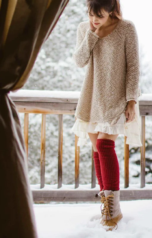 Thigh - High Leg Warmers for Added Warmth Sequined Leg Warmers for Special Occasions Scrunchy Over The Knee Lounge Wool Blend Socks Thigh - High Leg Warmers for Added Warmth Sequined Leg Warmers for Special Occasions Scrunchy Over The Knee Lounge Wool Blend Socks