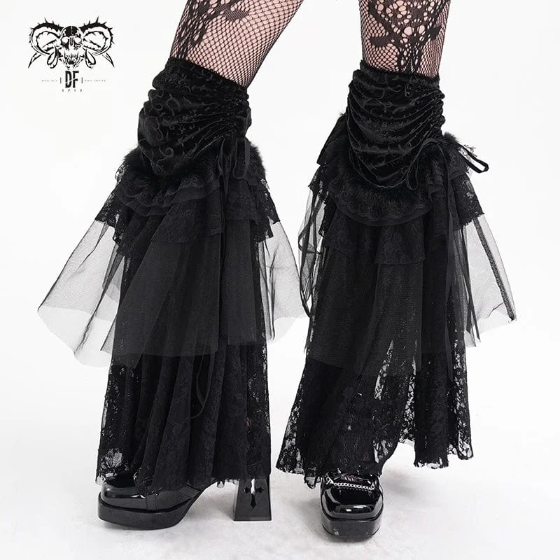 Glittery Leg Warmers for a Sparkly Effect Ribbed Leg Warmers for a Textured Look Women's Gothic Floral Lace Mesh Leg Warmers Glittery Leg Warmers for a Sparkly Effect Ribbed Leg Warmers for a Textured Look Women's Gothic Floral Lace Mesh Leg Warmers